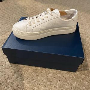 Soludos Platform Leather Sneaker